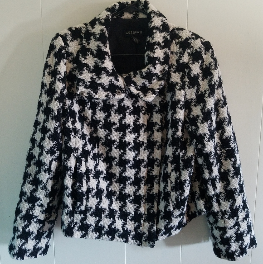 Black and White Women's Coat